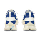 Violet St Women’s Blue Mesh Sneakers — Lightweight Breathable Athletic Shoes