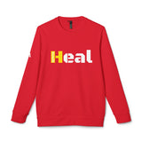 Adidas "Heal" by Violet St,Minimal Crewneck Sweatshirt