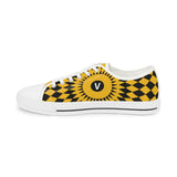 Violet St, Yellow Sunrise, Men's Low Top Sneakers