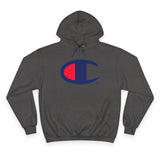 Champion Logo Hoodie — Classic Athletic Pullover Hooded Sweatshirt