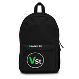 Violet St, Green V, Backpack