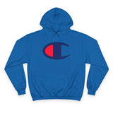 Champion Logo Hoodie — Classic Athletic Pullover Hooded Sweatshirt