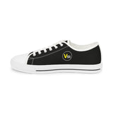 Violet St Men's  Black Low Top Sneakers | Casual Comfortable Everyday Footwear