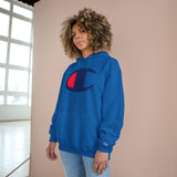 Champion Logo Hoodie — Classic Athletic Pullover Hooded Sweatshirt