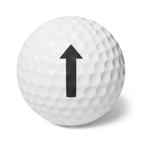 Right Direction Golf Balls, 6pcs