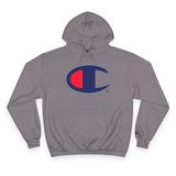 Champion Logo Hoodie — Classic Athletic Pullover Hooded Sweatshirt