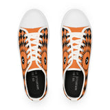 Violet St, Orange Sunrise, Men's Low Top Sneakers