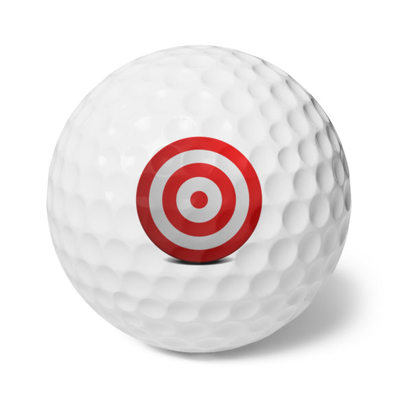 Hit The Target, Golf Balls, 6pcs