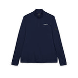 Adidas Quarter Zip Pullover With Embroidered Logos